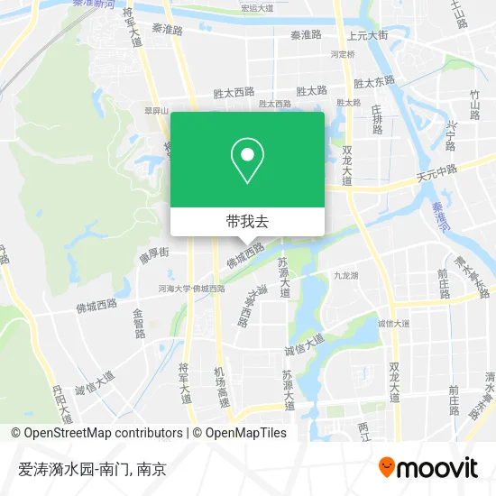 爱涛漪水园-南门地图