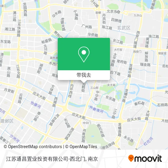 江苏通昌置业投资有限公司-西北门地图
