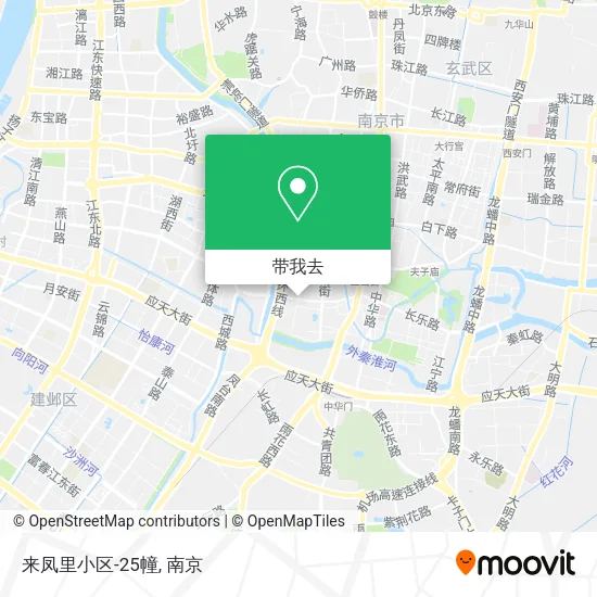 来凤里小区-25幢地图