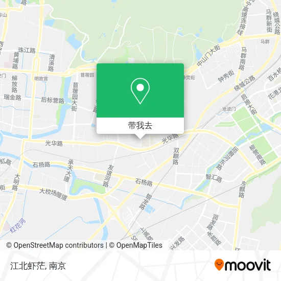 江北虾茫地图