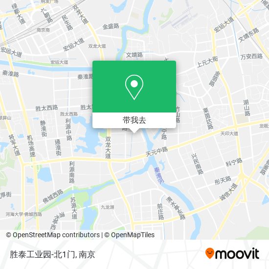 胜泰工业园-北1门地图