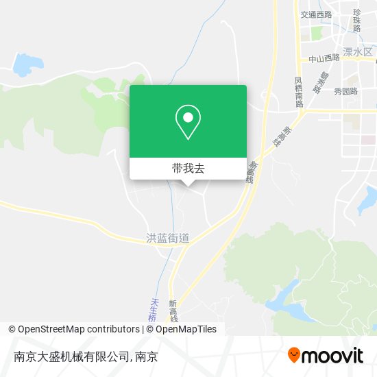 南京大盛机械有限公司地图