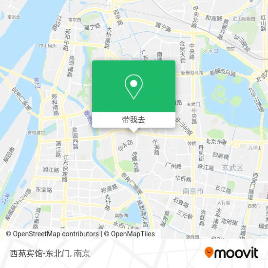 西苑宾馆-东北门地图