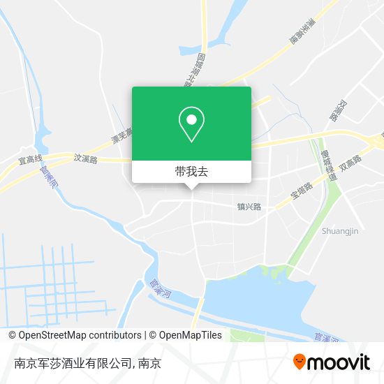南京军莎酒业有限公司地图