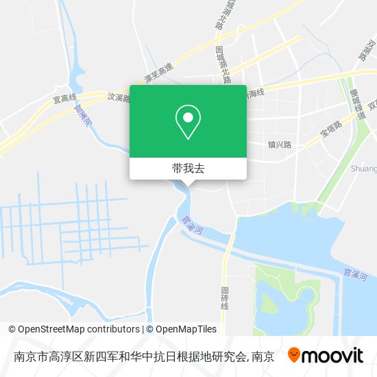 南京市高淳区新四军和华中抗日根据地研究会地图