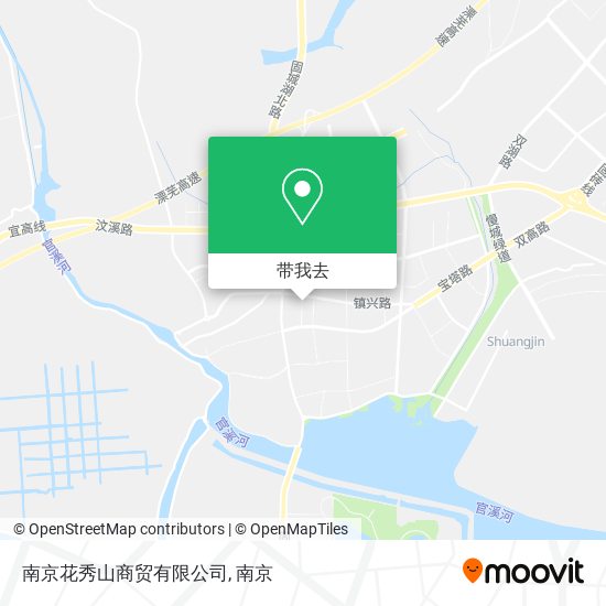 南京花秀山商贸有限公司地图