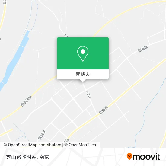秀山路临时站地图