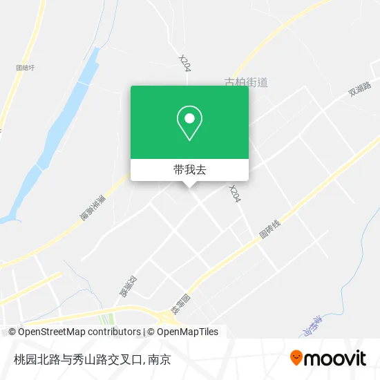 桃园北路与秀山路交叉口地图