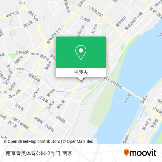 南京青奥体育公园-2号门地图