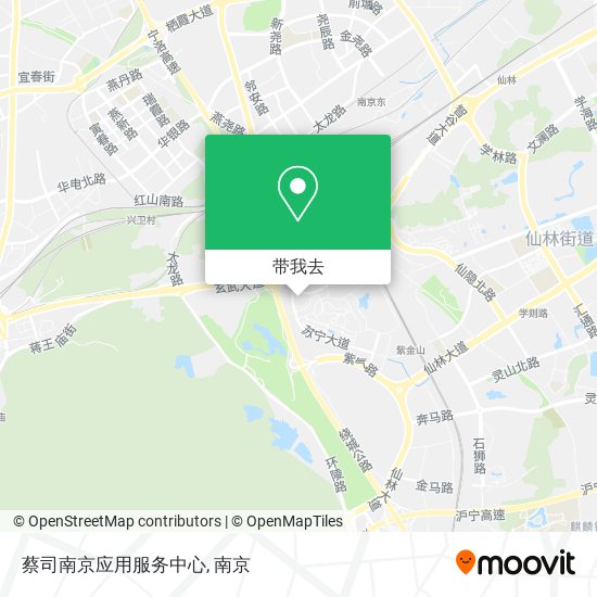 蔡司南京应用服务中心地图