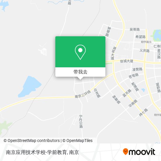 南京应用技术学校-学前教育地图
