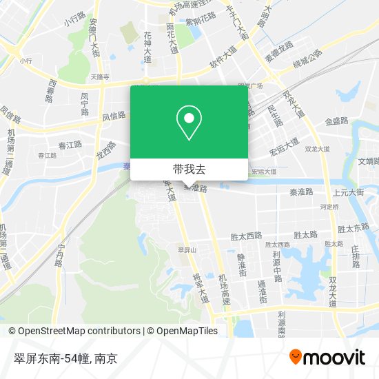 翠屏东南-54幢地图