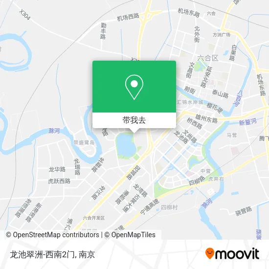 龙池翠洲-西南2门地图
