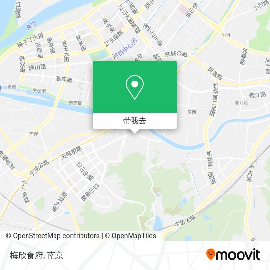 梅欣食府地图