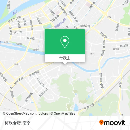 梅欣食府地图
