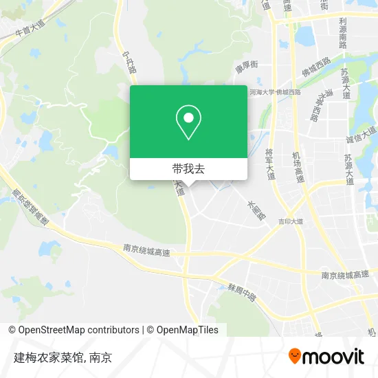 建梅农家菜馆地图