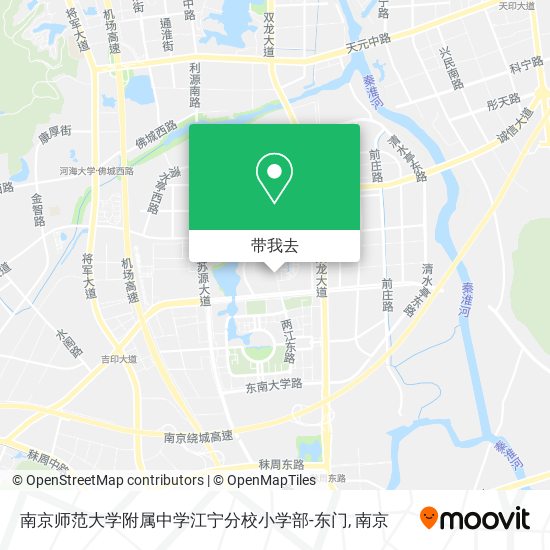 南京师范大学附属中学江宁分校小学部-东门地图