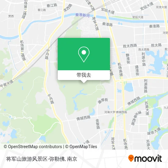 将军山旅游风景区-弥勒佛地图
