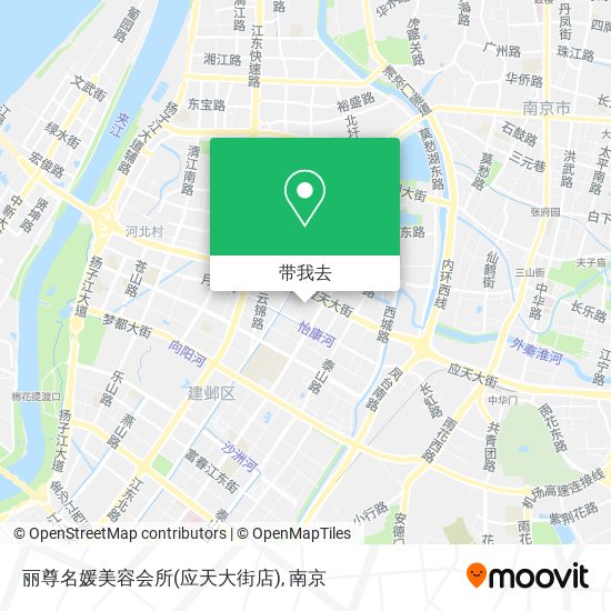 丽尊名媛美容会所(应天大街店)地图