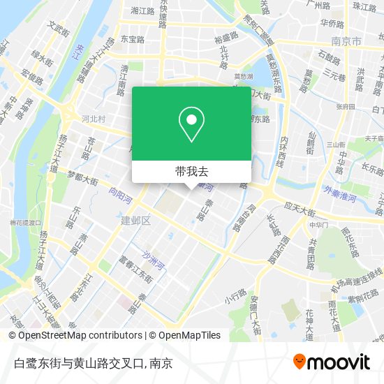 白鹭东街与黄山路交叉口地图