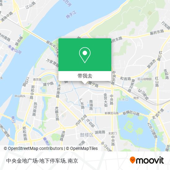 中央金地广场-地下停车场地图