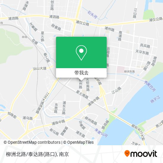 柳洲北路/泰达路(路口)地图