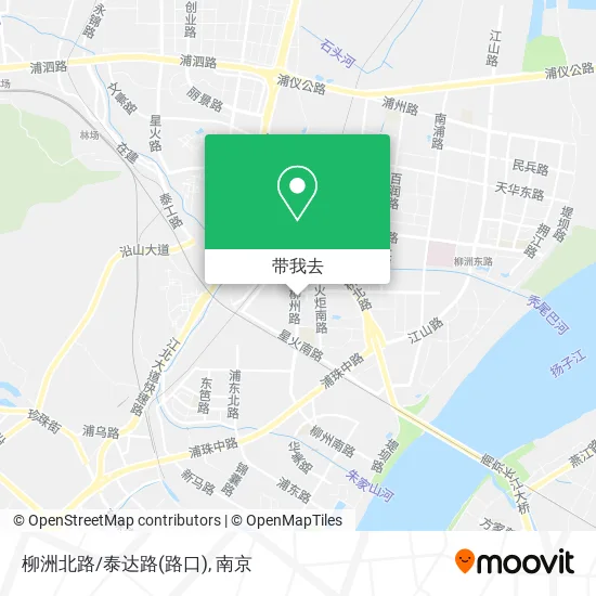 柳洲北路/泰达路(路口)地图