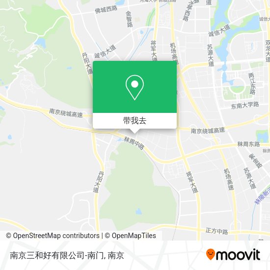 南京三和好有限公司-南门地图