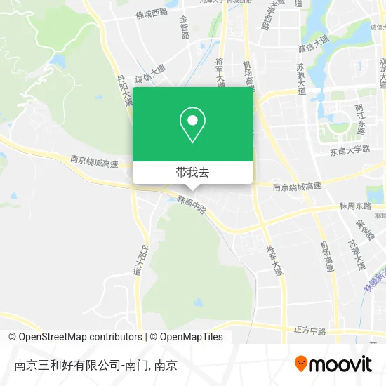 南京三和好有限公司-南门地图