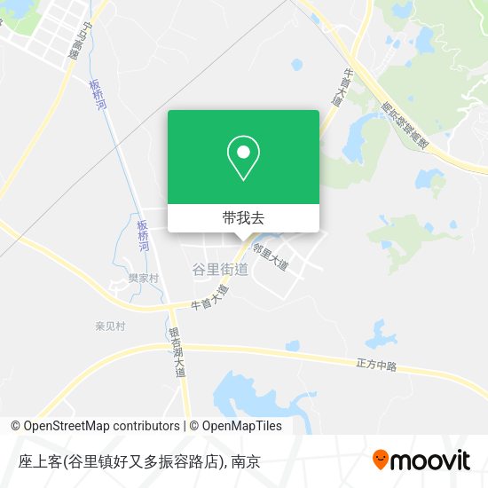座上客(谷里镇好又多振容路店)地图
