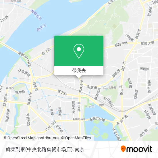 鲜菜到家(中央北路集贸市场店)地图