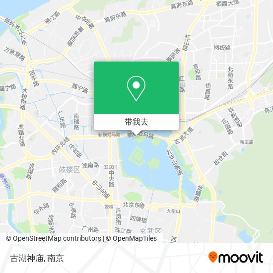 古湖神庙地图