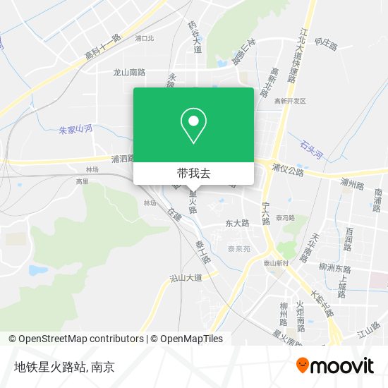 地铁星火路站地图