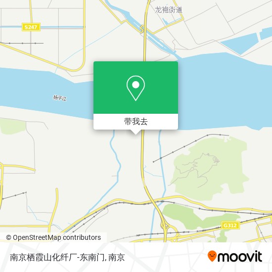 南京栖霞山化纤厂-东南门地图