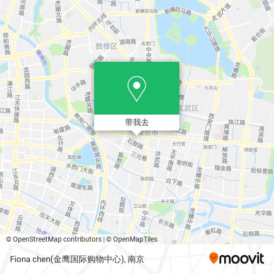 Fiona chen(金鹰国际购物中心)地图