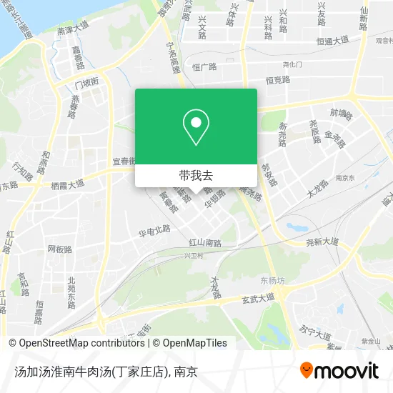 汤加汤淮南牛肉汤(丁家庄店)地图