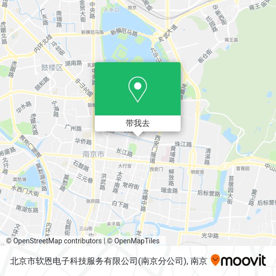 北京市软恩电子科技服务有限公司(南京分公司)地图