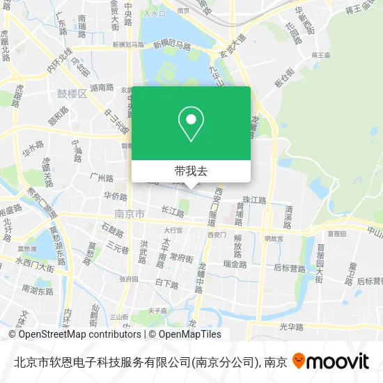 北京市软恩电子科技服务有限公司(南京分公司)地图