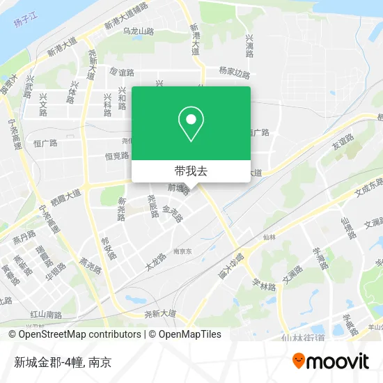 新城金郡-4幢地图