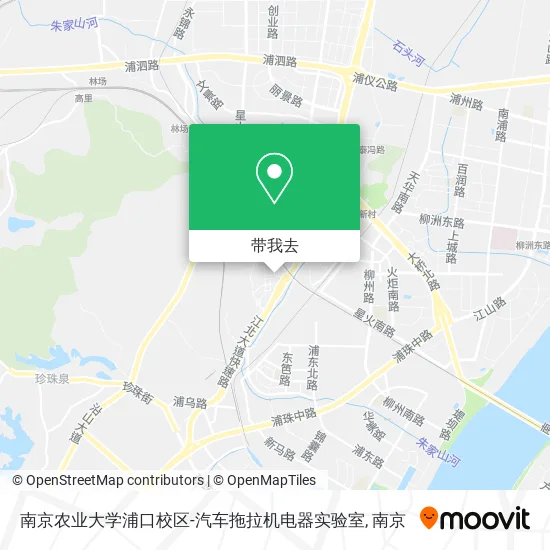 南京农业大学浦口校区-汽车拖拉机电器实验室地图