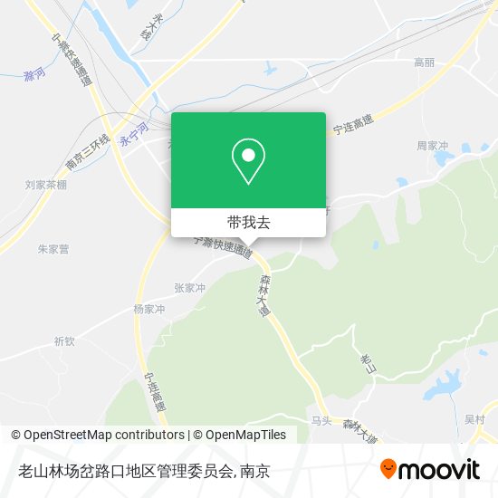 老山林场岔路口地区管理委员会地图