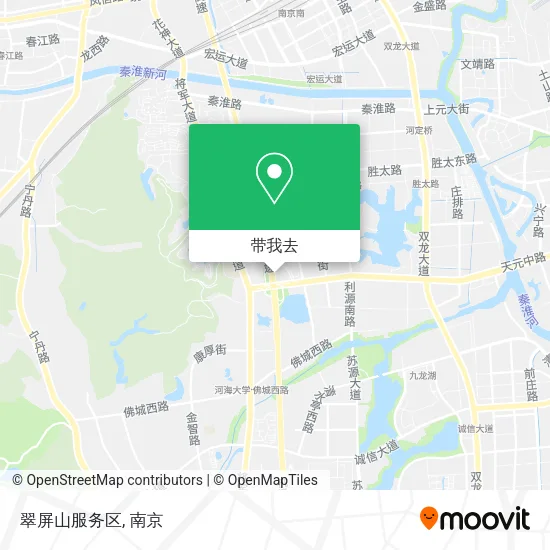 翠屏山服务区地图