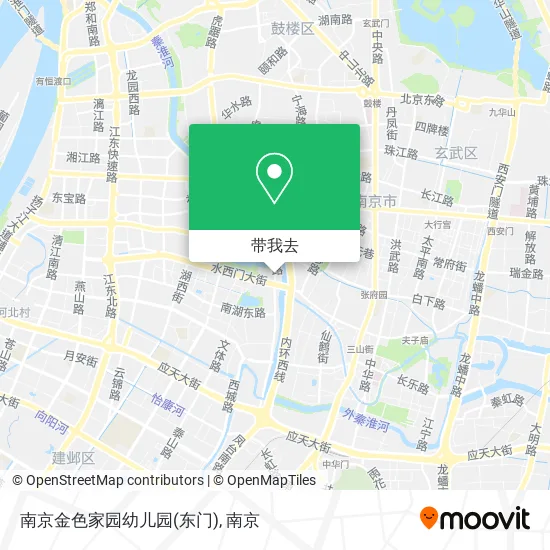 南京金色家园幼儿园(东门)地图