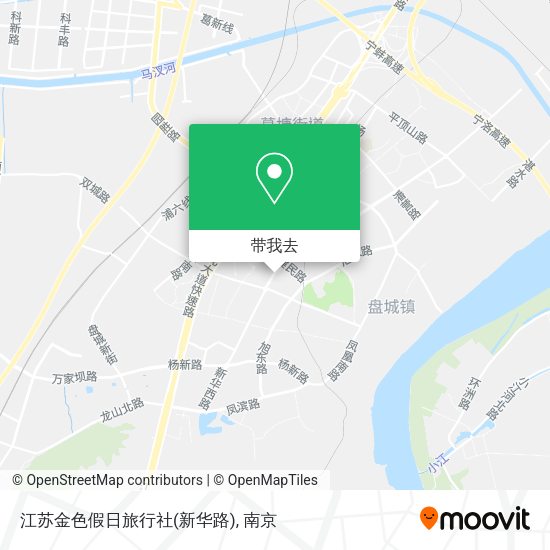 江苏金色假日旅行社(新华路)地图