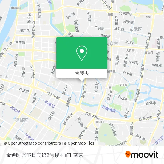 金色时光假日宾馆2号楼-西门地图