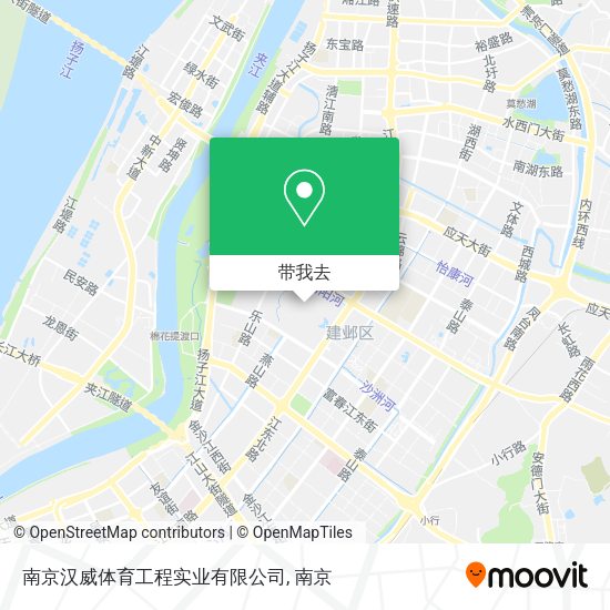 南京汉威体育工程实业有限公司地图