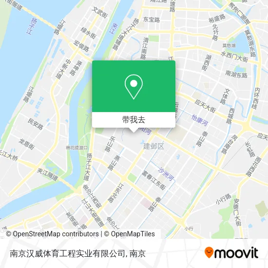 南京汉威体育工程实业有限公司地图