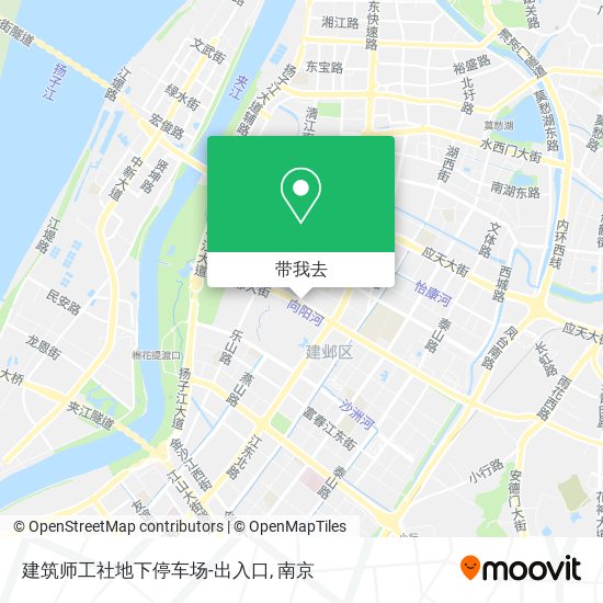 建筑师工社地下停车场-出入口地图