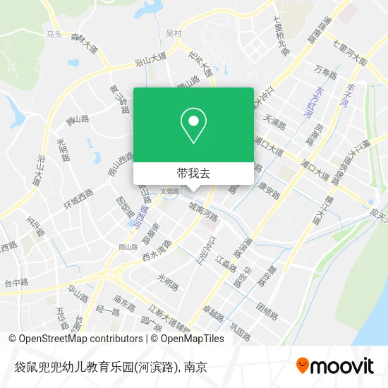 袋鼠兜兜幼儿教育乐园(河滨路)地图