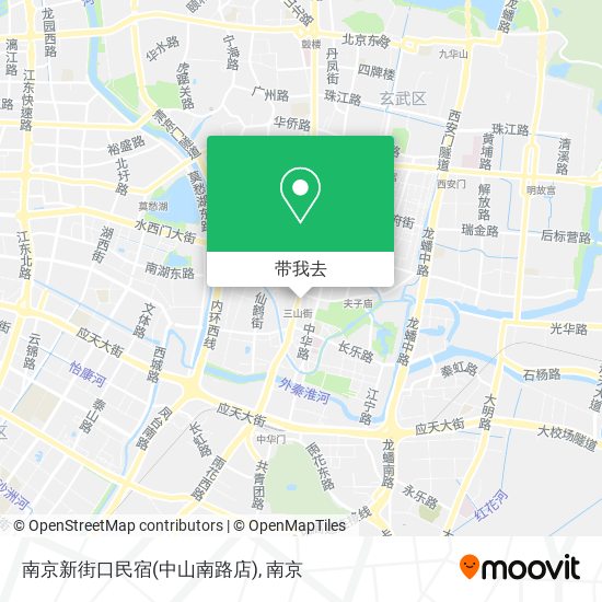 南京新街口民宿(中山南路店)地图
